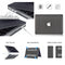 PU Leather Case Hard Shell for Macbook Pro 13inch