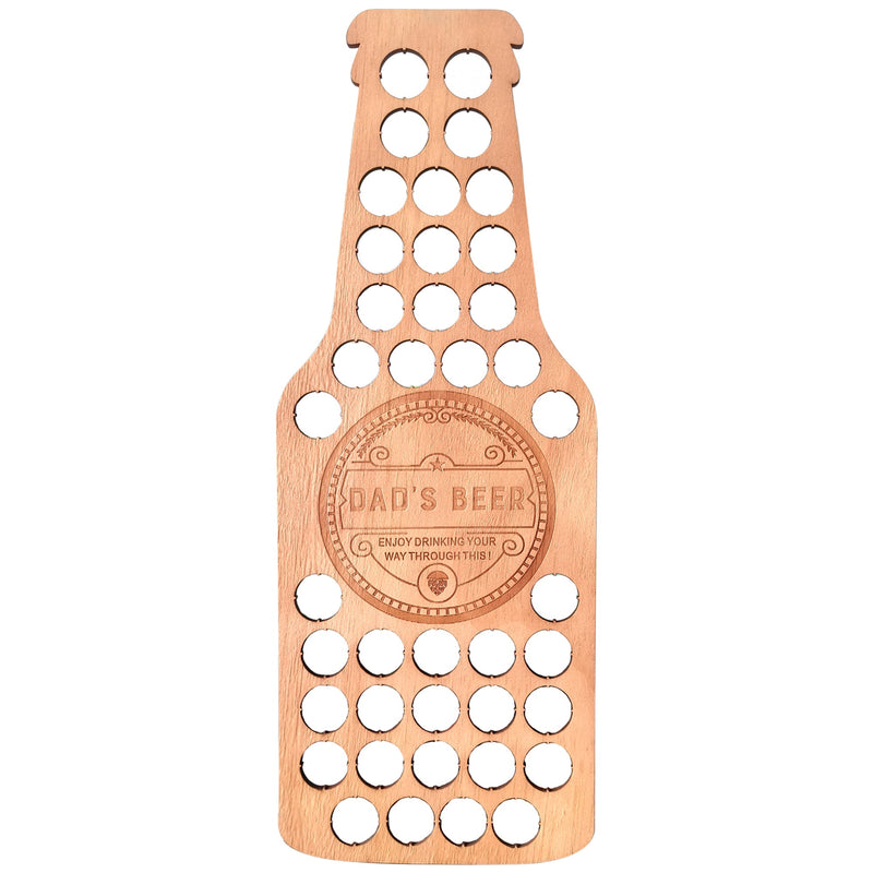 Wooden Beer Bottle Cap Collector (Clearing Item)