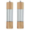 Acrylic Wood Salt Pepper Manual Grinder Mill 2Pcs Set