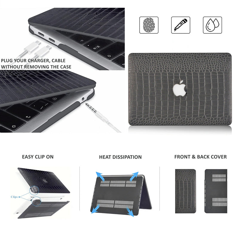 PU Leather Hard Shell Case for 14inch MacBook Pro