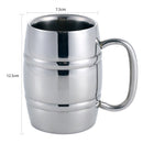 Double Wall Stainless Steel Beer Mug - 2Pcs Set