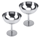 2PCs Stainless Steel Dessert Cup Ice Cream Bowl