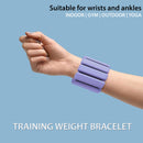 Adjustable Silicone Wrist Ankle Weight Bracelet - 1 Pair