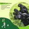 PU Leather Golf Club Iron Head Cover Set -12Pcs -Black