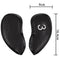 PU Leather Golf Club Iron Head Cover Set -12Pcs -Black