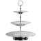 3 Tier Stainless Steel Cupcake Stand Fruit Plate