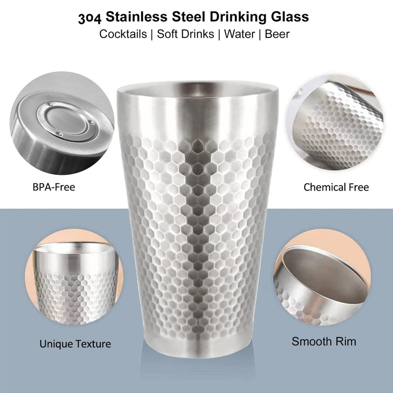 Stainless Steel Cup Set - 2 Piece