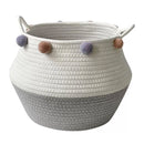 Woven Cotton Rope Storage Basket