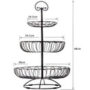 3 Tier Iron Countertop Fruit Basket