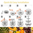 3 Tier Iron Countertop Fruit Basket