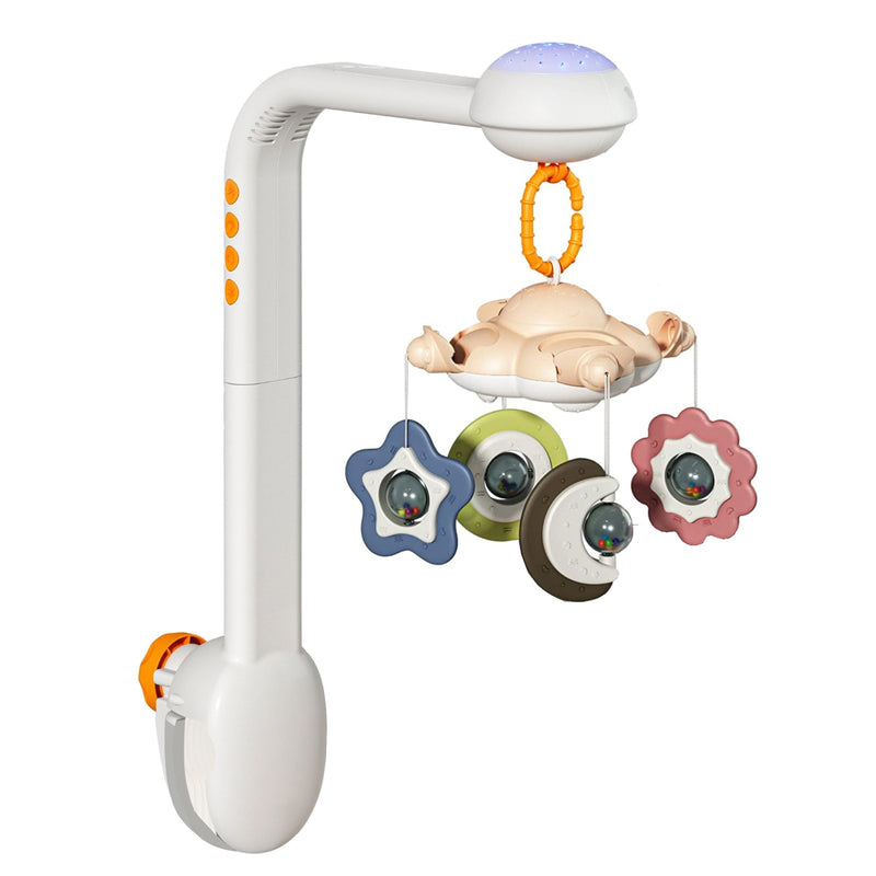 Baby Crib Rattle with Projection Light