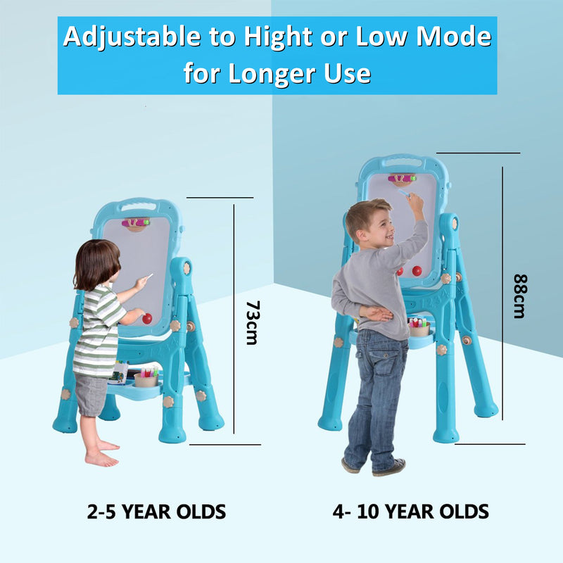 Double Side Drawing Board Easel Set for Kids