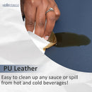 PU Leather Dual Tone 6 Placemats & 6 Coasters Set