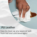 PU Leather Dual Tone 6 Placemats & 6 Coasters Set