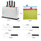 Color Coded Index Cutting Boards & Knives Set