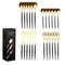 24Pcs Silverware Flatware Cutlery Set - Gold & Black