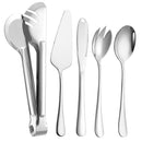 5PCs Serving Spoon Tongs Utensils Set