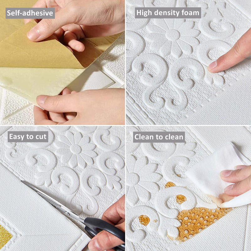 Self-Adhesive 3D PE Foam Wall Sticker 10PCs (Gauteng Delivery Only)