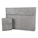 13Inch PU Leather Laptop Sleeve with Stand Set