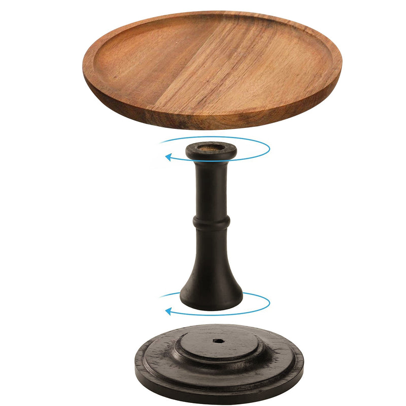 Wooden Cake Stand Dessert Display Pedestal