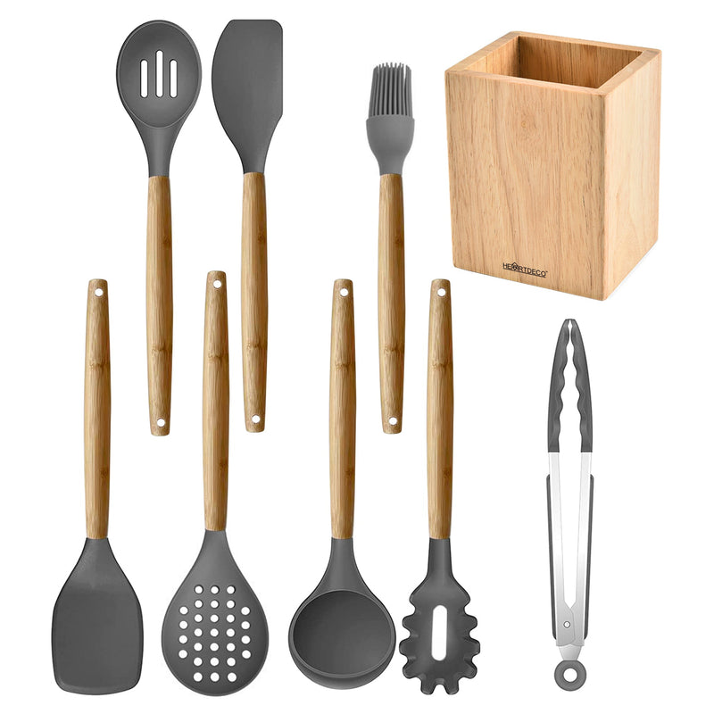 9pcs Cooking Utensils With Storage Container