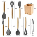 9pcs Cooking Utensils With Storage Container