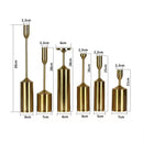 6PCs Metal Candle Stick Holder Set