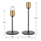 2Pcs Stainless Steel Candle Stick Holder Set