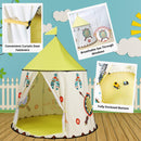 Kids Indoor Castle Play Tent - Yellow