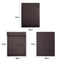 3PCs PU Leather Tablet Laptop Stand Mouse Pad Set