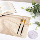 50Pcs Pack Disposable Paper Placemats and Coasters