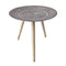 Wooden Round Side End Table