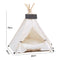 Indoor Pet Dog Cat Tepee Tent With Cushion