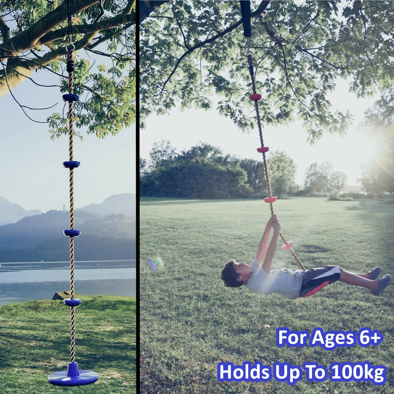 Tree Climbing Disc Swing Set For Kids