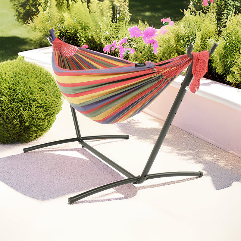 Hammock with Steel Stand - Red