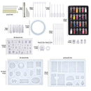 DIY Resin Craft Jewelry Making Silicone Molds Kit