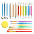 25Pcs Clay Polymer Pottery Sculpting DIY Tool Set