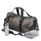 35L Gym Duffel Bag Set With Water Bottle & Microfiber Towel-Grey