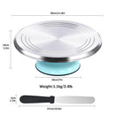 Aluminum Cake Turntable Rotating Stand 10 Inch