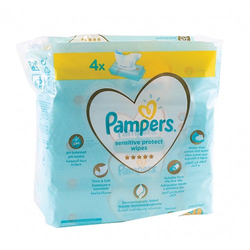 Pampers Baby Wipes Sensitive 4S 4x56