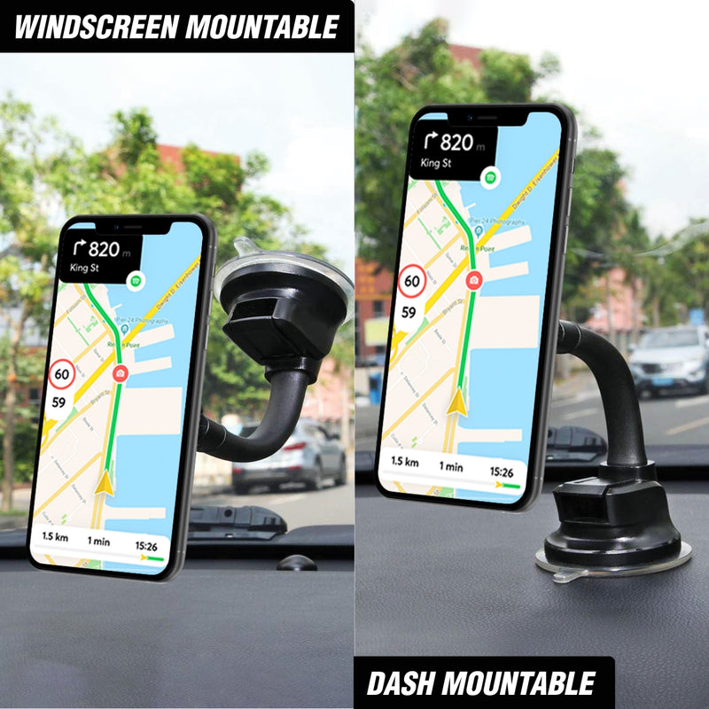 HOLD SERIES EXTENDABLE MAGNETIC DASH / WINDSCREEN PHONE HOLDER