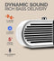 TW200 TWS True Wireless Classic Retro Speakers – White