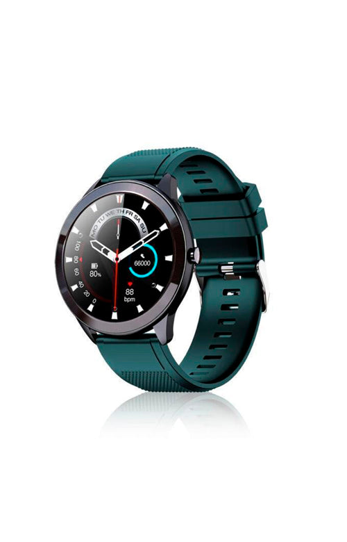 IP68 Sports Round Metal Smart Watch – SN93 Green