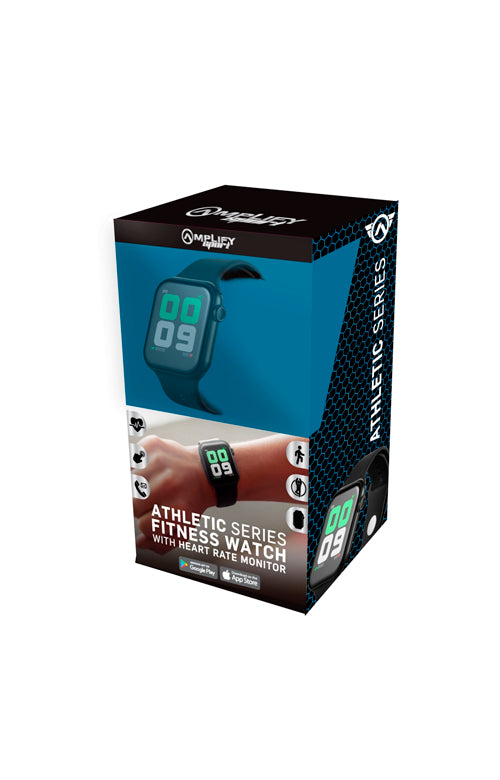 Amplify Sport Athletic series fitness watch - square  black