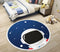 Round Crystal Velvet Carpet for Kids/Mermaid