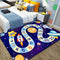 Rectangular Crystal Velvet Carpet for Kids/Dynamic