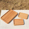 Wooden Plates Serving Trays - 3pcs Set