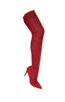 Bianca Over the Knee Net Boots