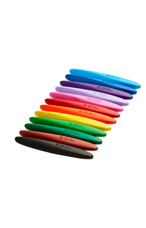 Frozen 12Pc Plastic Crayons Triangular
