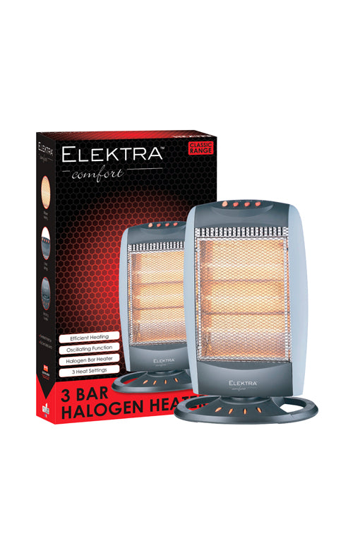 Elektra 3 Bar Halogen Heater Product